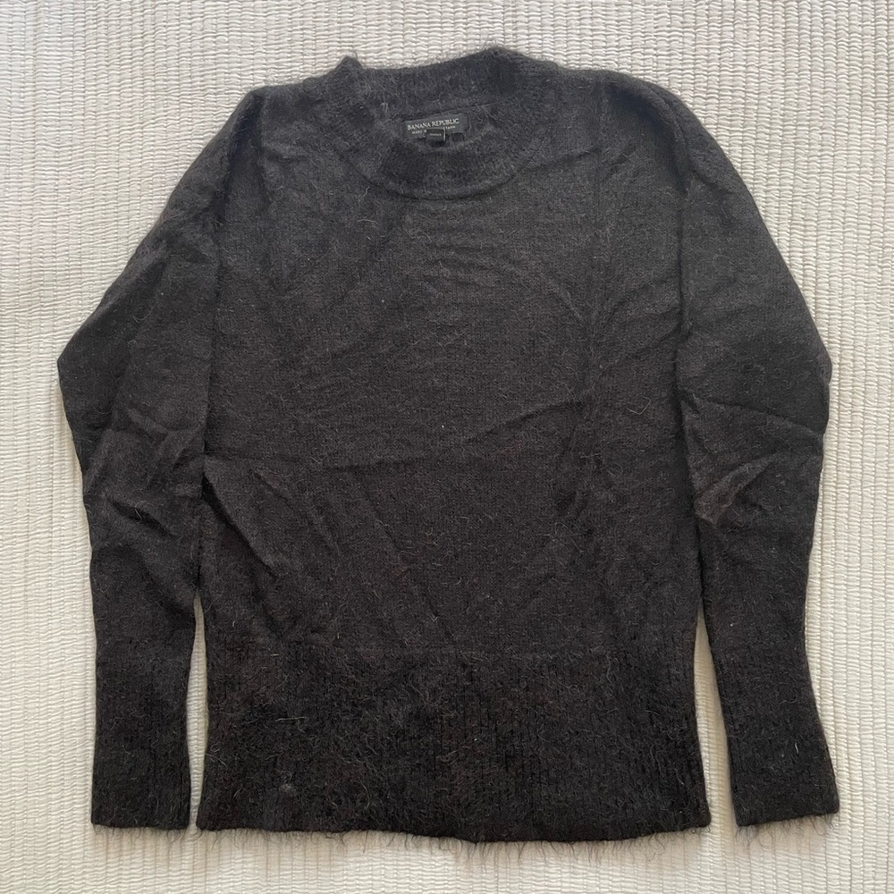 Banana Republic Brushed Brown Sweater